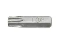 1/4" бита-торкс с отверстием 25ммL  Т-10Н