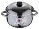 Эмалированная кастрюля White Rose на 6 л Wellberg WB-3162