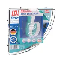 Полиця кутова Kamille Smart Sticker KM-0176 20х20х6 см