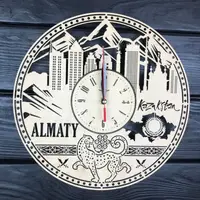 Интерьерные часы на стену «Алма-Ата, Казахстан»