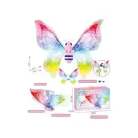 Уценка. Крылья на батарейках "Butterfly", со светом и звуком Одно крыло не светится, оборван проводок