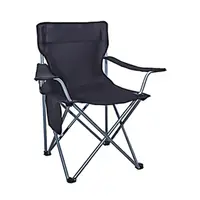 Розкладне крісло Lesko S5432 50*43*90 см Black для дорожніх подорожей
