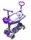 Самокат Scale Sports Smart 5 в 1, PU колеса, подсветка колес, с бортиком. Violet (1892134026)