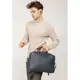 Кожаная деловая сумка Briefcase 2.0 синий Флотар