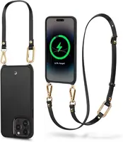 Чехол Spigen для iPhone 14 Pro Max - Cyrill, Classic Charm Mag, с ремешком, Черный (ACS04882)