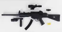 Игрушечный автомат "HY-015C" на пульках, оптический прицел, лазер, фонарик (95678)