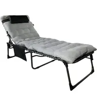 Ліжко розкладне KingCamp Hamburg Plus grey/black