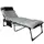Ліжко розкладне KingCamp Hamburg Plus grey/black