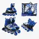 Роликовые коньки 728-S Best Roller колеса PU светящиеся. Blue (размер 29-33) (173862)