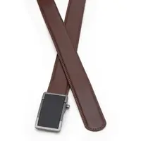 Кожаный ремень с автоматической пряжкой V1GKX16-brown