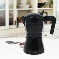 Кофеварка гейзерная Maestro MR-1658-9 450 мл 9 чашек черная