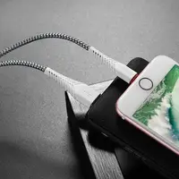 Кабель USB Borofone Lightning BX25-L-White 1 м білий