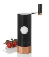 Редукторний млинок для перцю та солі AdHoc PowerMill 20 см з рукояткою чорний