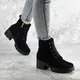 Ботинки женские зимние Fashion Chelsea 2345 41 размер 26 см Черный