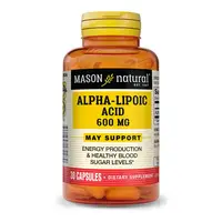 Натуральная добавка Mason Natural Alpha-Lipoic Acid 600 mg, 30 капсул