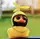 Автомобильная утка с шлемом и креплением Funny Ducks Black Number 8 5180