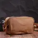 Барсетка для мужчин на два отделения из качественного текстиля Vintage 22235 Коричневый