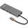 Адаптер PowerPlant USB Type-C – 2 x USB 3.0, HDMI, SD, TF