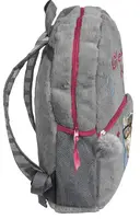 Плюшевый детский рюкзак для девочки 10L Paso серый