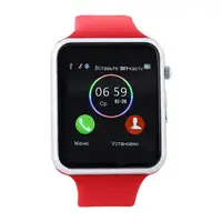 Розумні годинник телефон Smart Watch A1 Red