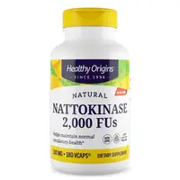 Натуральная добавка Healthy Origins Nattokinase 100 mg, 180 вегакапсул