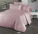 Семейное Турецкое Постельное Белье Cotton Shine Stripe Satin Пудра 160х220см (2 шт)