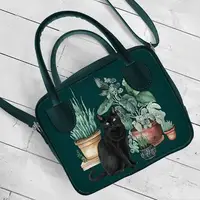Сумка женская Kitto Кішка та вазони 25x20x9 см (SKI_JOY011_TZE)