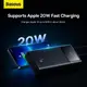 УМБ Baseus Star-Lord Digital Display Fast Charging Power Bank 20000mAh |2USB/Type-C, PD/QC, 22.5W/3A|