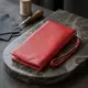 Кошелек-клатч для женщин с двумя молниями из натуральной кожи ST Leather 22526 Красный