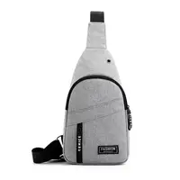 Сумка месенждер Lesko TT-0183-2 Gray через плече чоловіча