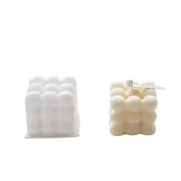 Силіконова форма для виготовлення свічок 6.5 x 6.5 x 6.5 см «silicone mold-11»