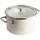 Кастрюля с крышкой KitchenAid Steel Core CC003269-001 24 см 6 л кремовая