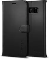 Книжка-Чехол Spigen для Samsung Galaxy S8 Plus Wallet S, Black (571CS21687)