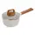 Ковш с крышкой Bergner Naturally BG-30635-CR 16 см 2 л белый
