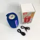 Портативная Bluetooth колонка TG653 USB с ремешком, Беспроводная колонка портативная мощная. Цвет: синий