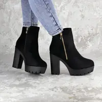 Жіночі ботильйони на підборах Fashion Caitlyn 1340 39 розмір 24,5 см Чорний