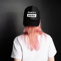 Кепка "Party hard", Черный, английский
