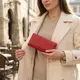 Отменный женский кошелек из натуральной кожи ST Leather 22524 Красный