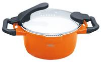 Каструля-скороварка Barton Steel BS 4020 orange 20 см 2.6 л оранжева