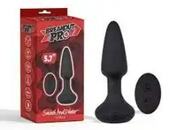 Анальний корок з вібрацією Smooth Anal Dilator Black
