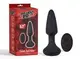 Анальная пробка с вибрацией Smooth Anal Dilator Black