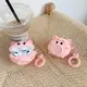 Чехол для AirPods Pro 2/1 - Pig 3D Розовый (pink), силиконовый