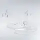 Кастрюля стеклянная 1,9 л с крышкой для электрических и газовых плит