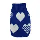 Свитер для собак Taotaopets 357704 Сердечки Blue-White XS