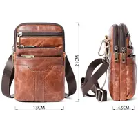 Сумка мужская Vintage 14724 Коричневая