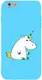 Чехол-накладка TOTO Matt TPU 2mm Print Case Apple iPhone 6/6s #1 Unicorn Circle Sky Blue