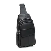 Мужской кожаный рюкзак Keizer K13316bl-black