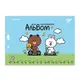 Альбом для рисования скоба с перфорацией А4 YES Line Friends 130605 28 листов