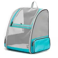 Рюкзак-переноска для кошек и собак 41х28х35 CosmoPet CP-42 Light Blue