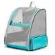 Рюкзак-переноска для кошек и собак 41х28х35 CosmoPet CP-42 Light Blue